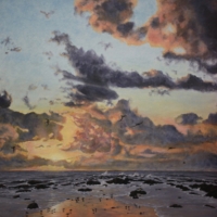 King Tide Sunrise by Jill Garsden