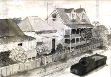 Old Queensland Street by Roger Jones
